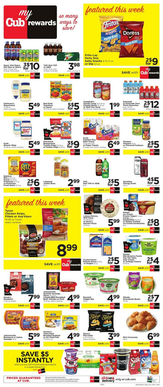 Cub Foods Ad from 02/04/2024