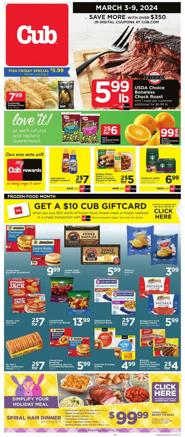 Cub Foods Ad from 03/03/2024