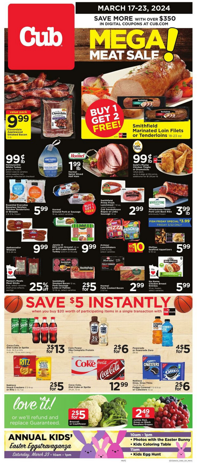 Cub Foods Ad from 03/17/2024