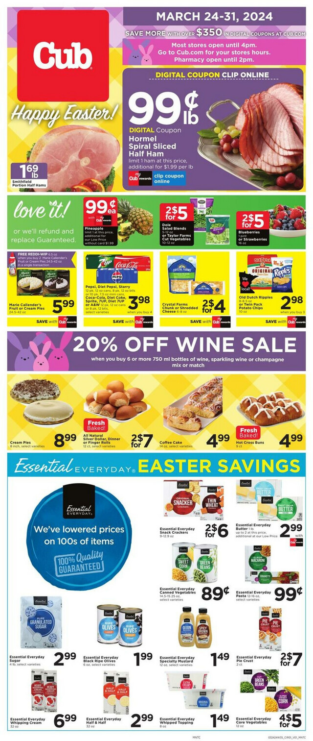 Cub Foods Ad from 03/24/2024