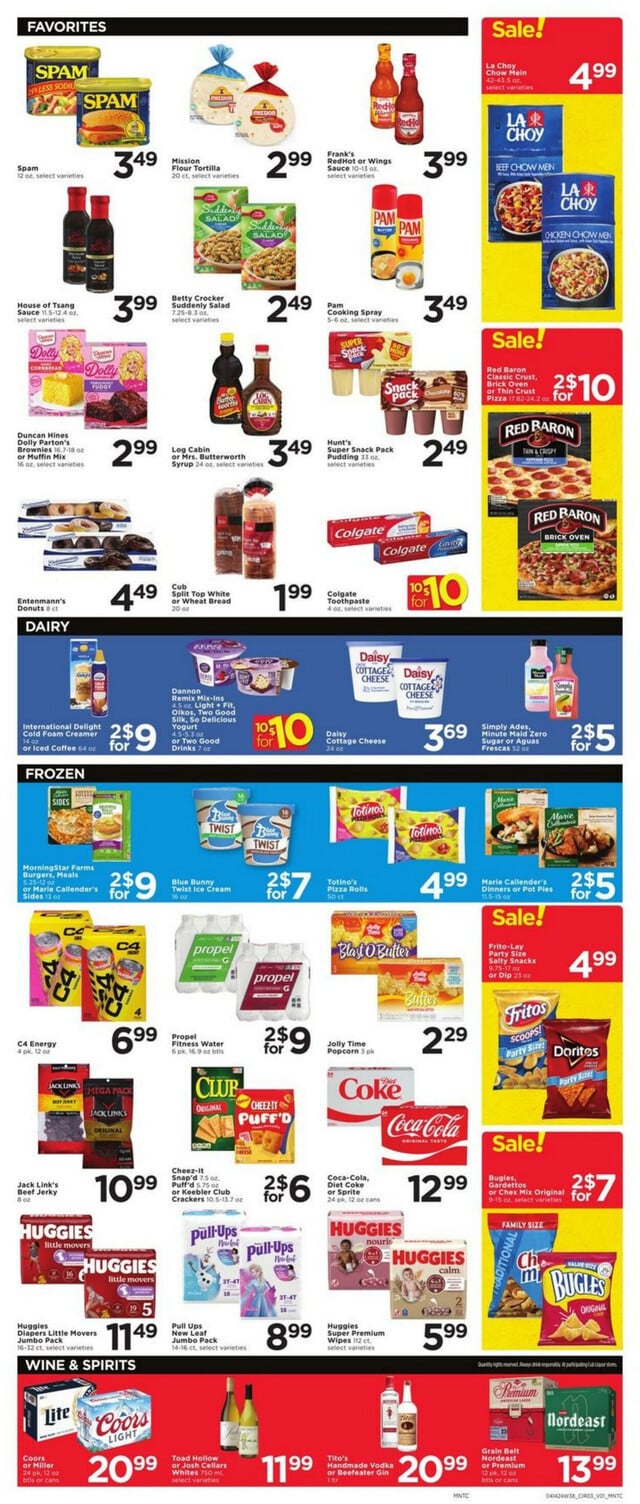 Cub Foods Ad from 04/14/2024