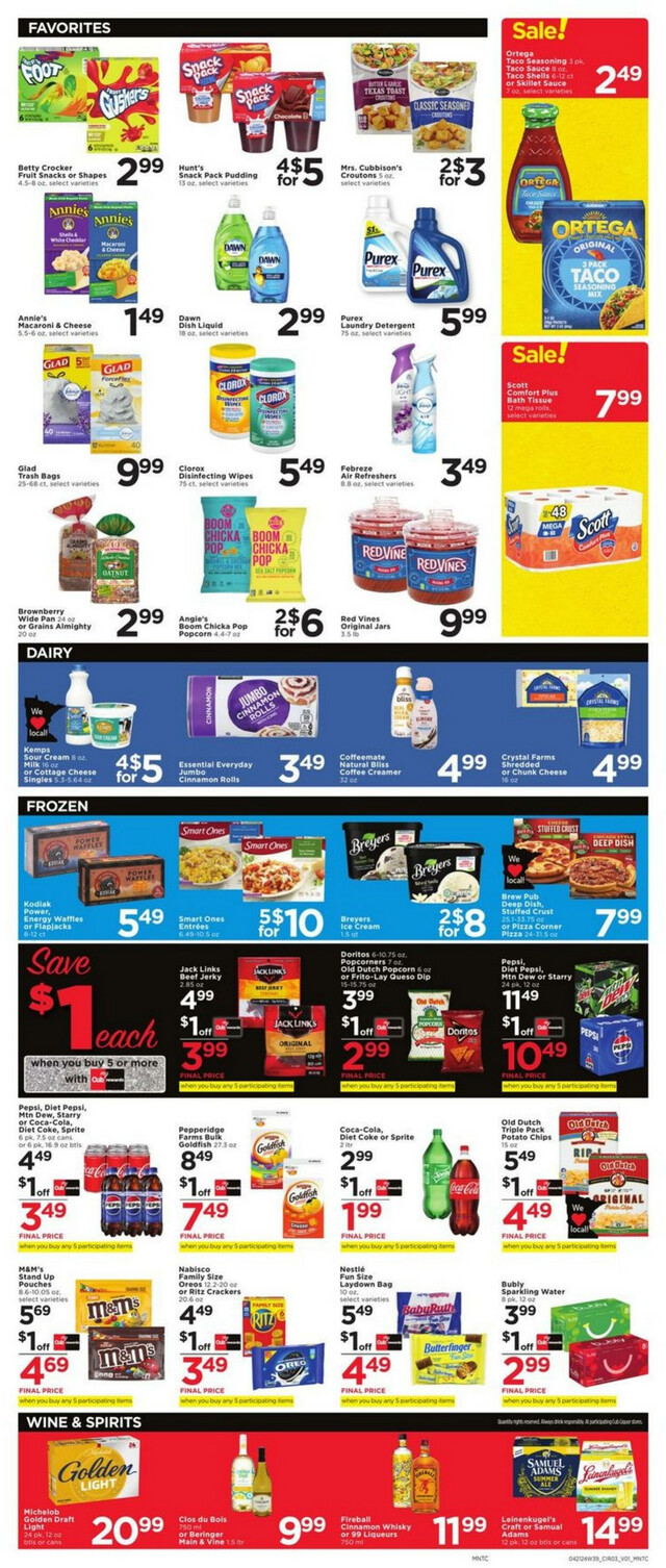 Cub Foods Ad from 04/21/2024