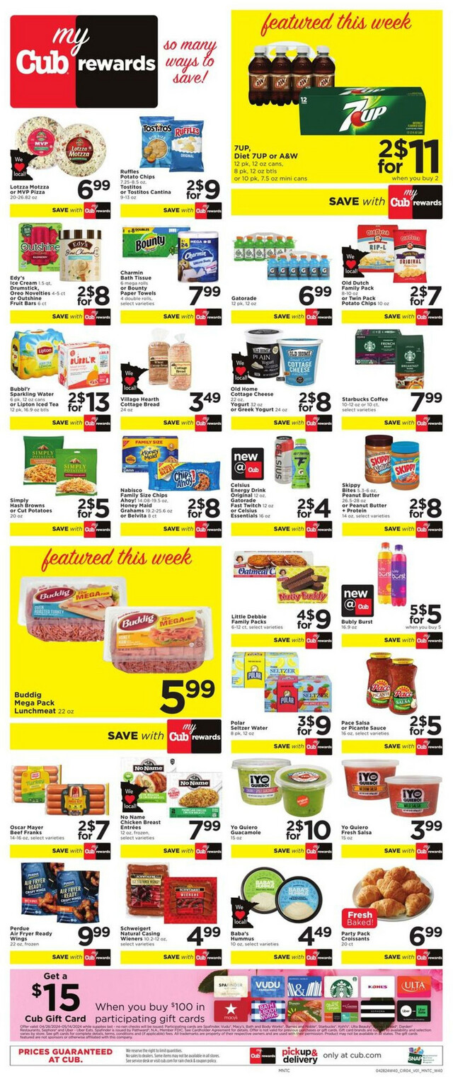 Cub Foods Ad from 04/28/2024