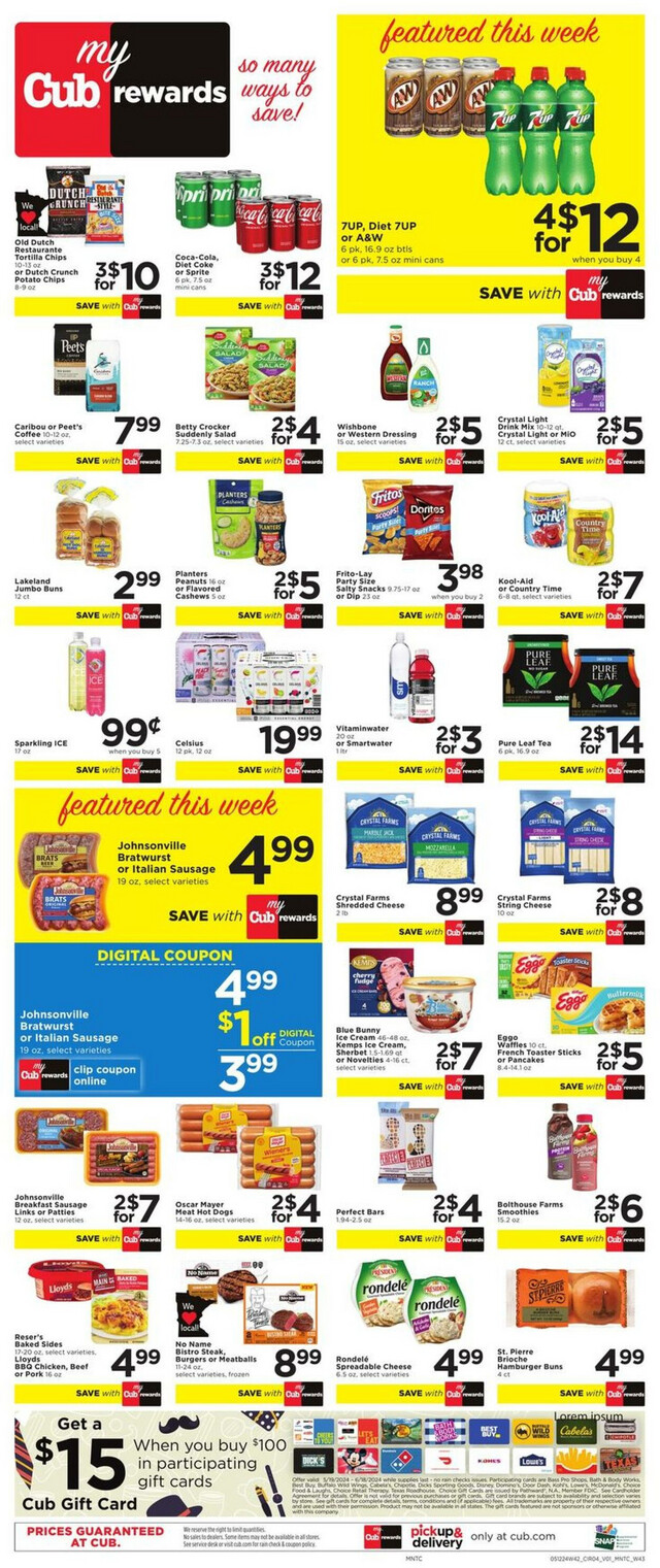 Cub Foods Ad from 05/19/2024