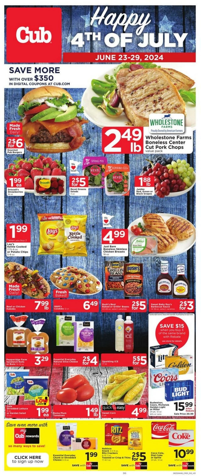 Cub Foods Ad from 06/23/2024