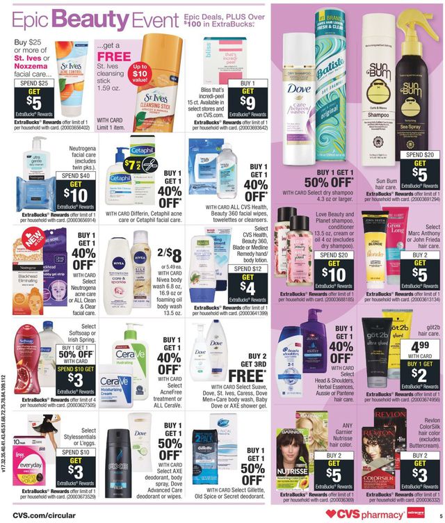 CVS Pharmacy Ad from 09/01/2019