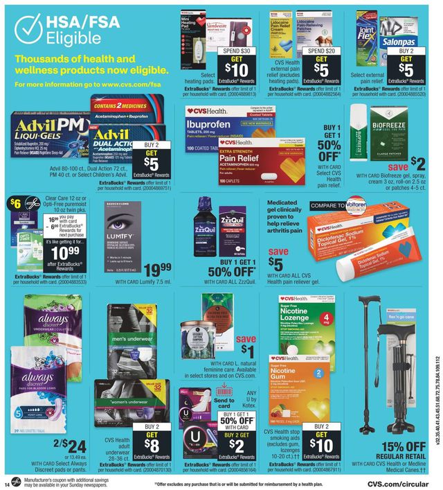 CVS Pharmacy Ad from 11/22/2020