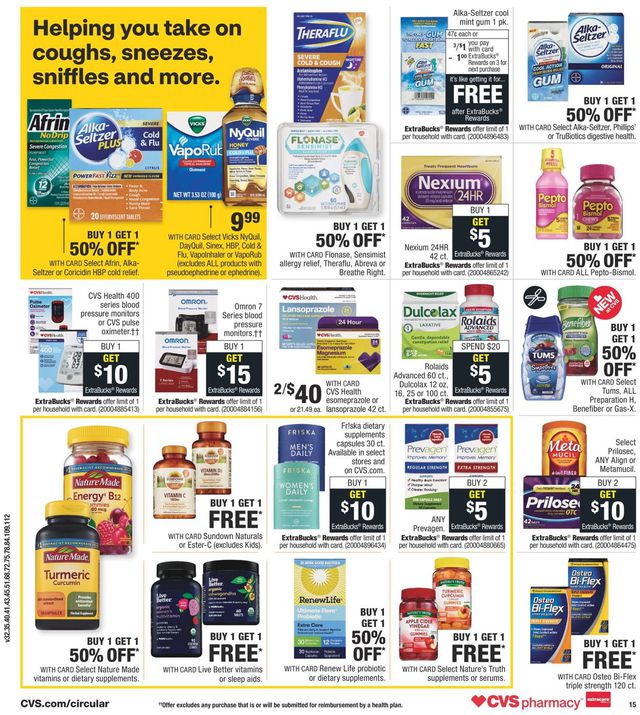 CVS Pharmacy Ad from 11/22/2020