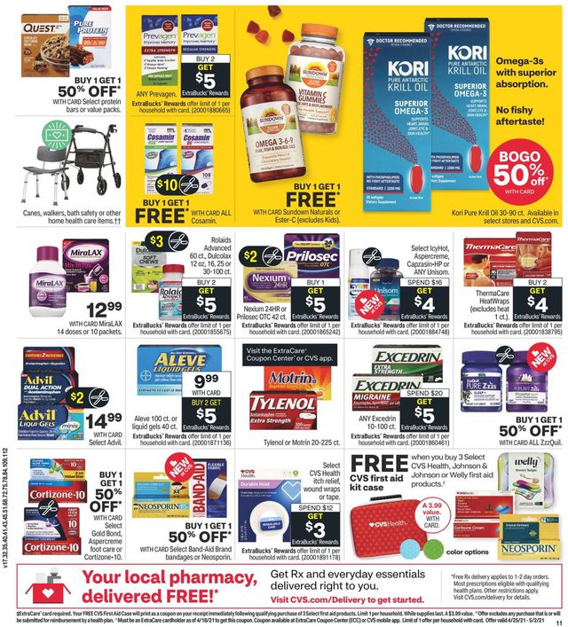 CVS Pharmacy Ad from 04/25/2021