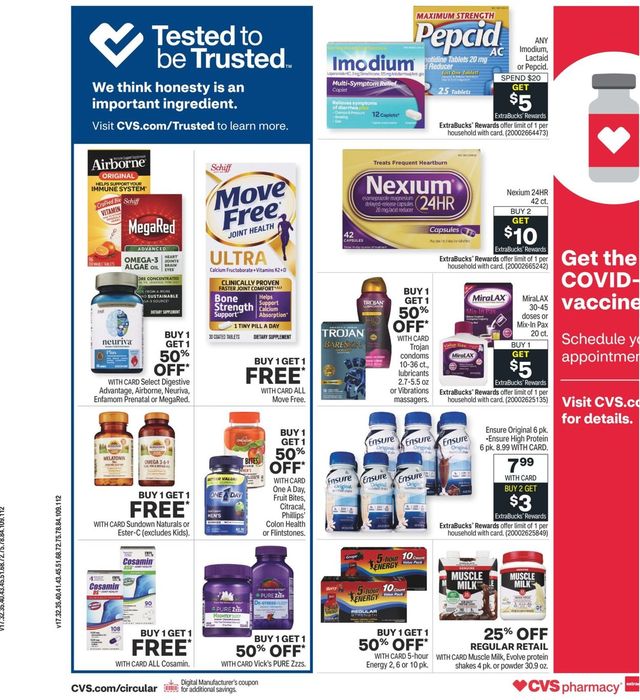 CVS Pharmacy Ad from 06/20/2021