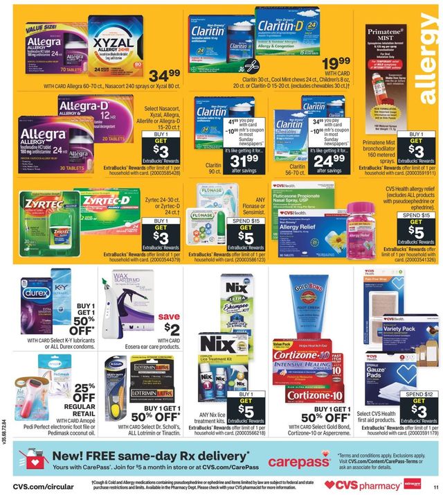 CVS Pharmacy Ad from 08/22/2021