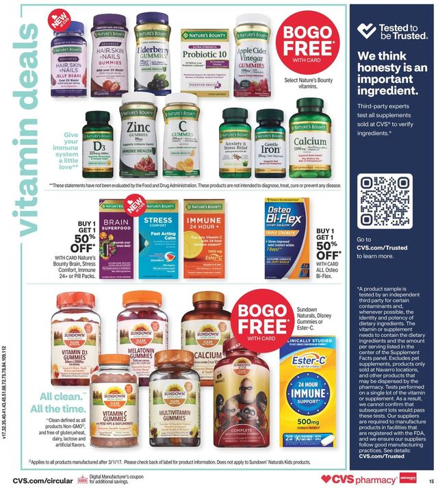 CVS Pharmacy Ad from 08/22/2021