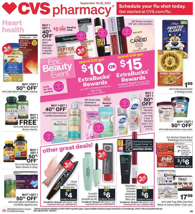 CVS Pharmacy Ad from 09/19/2021