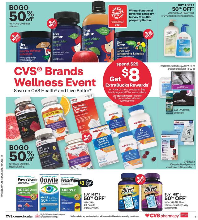 CVS Pharmacy Ad from 09/26/2021