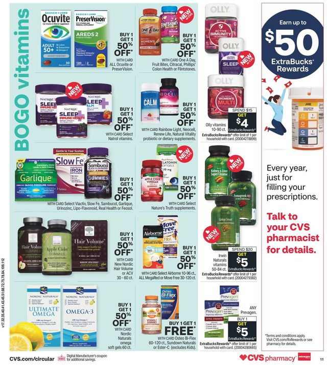 CVS Pharmacy Ad from 10/10/2021
