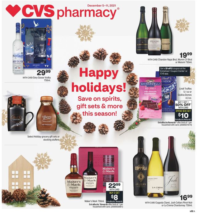CVS Pharmacy Ad from 12/05/2021