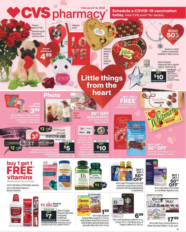 CVS Pharmacy Ad from 02/06/2022