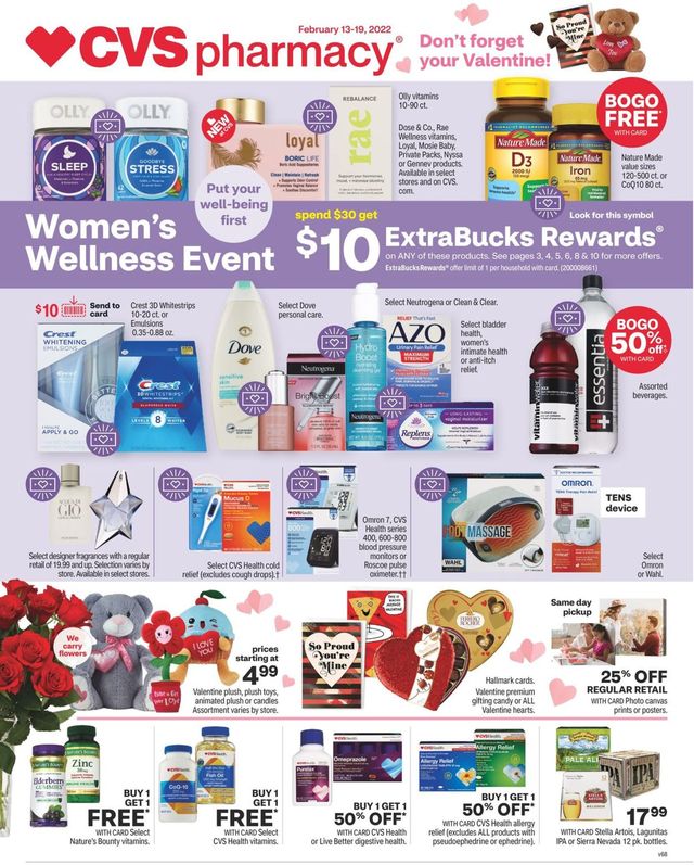 CVS Pharmacy Ad from 02/13/2022