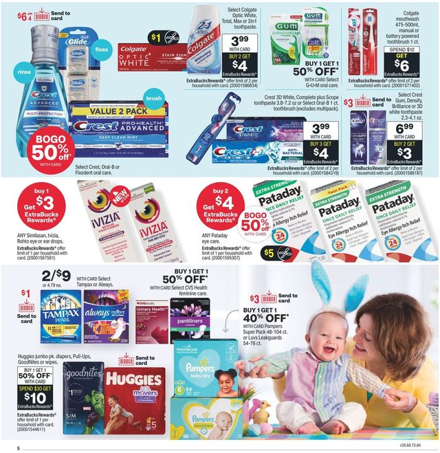CVS Pharmacy Ad from 04/03/2022