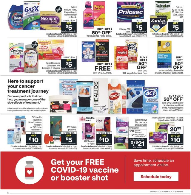 CVS Pharmacy Ad from 04/10/2022