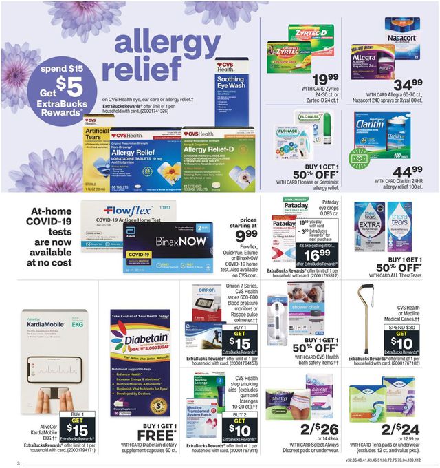 CVS Pharmacy Ad from 04/17/2022