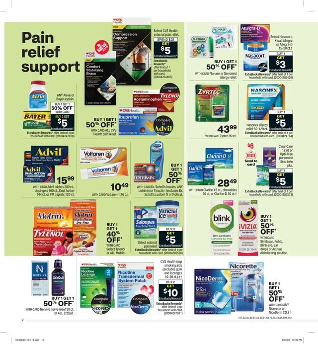 CVS Pharmacy Ad from 10/09/2022