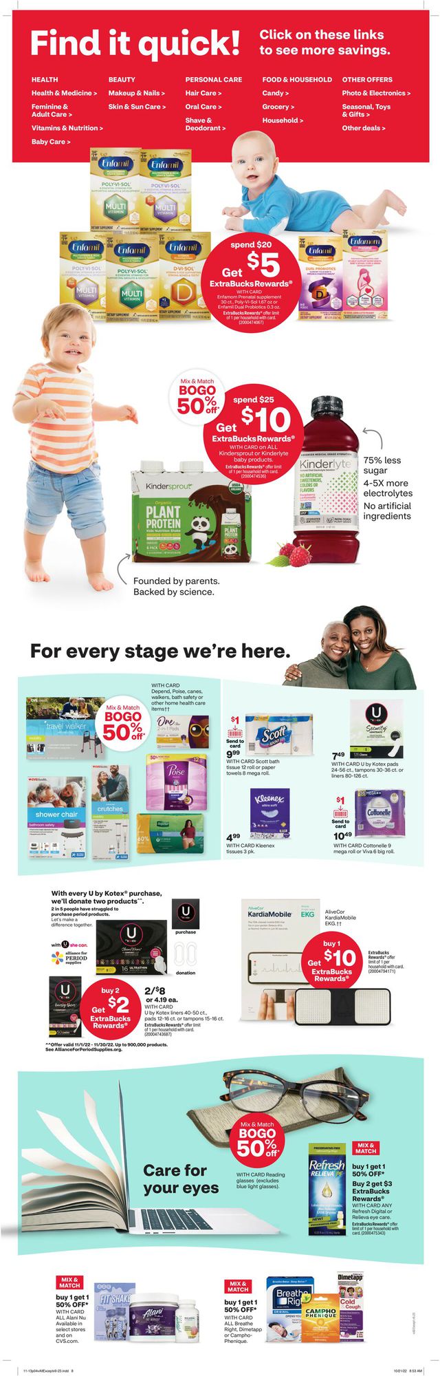 CVS Pharmacy Ad from 11/13/2022