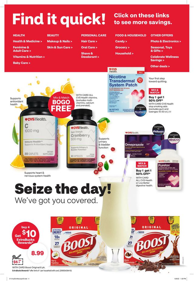 CVS Pharmacy Ad from 01/01/2023
