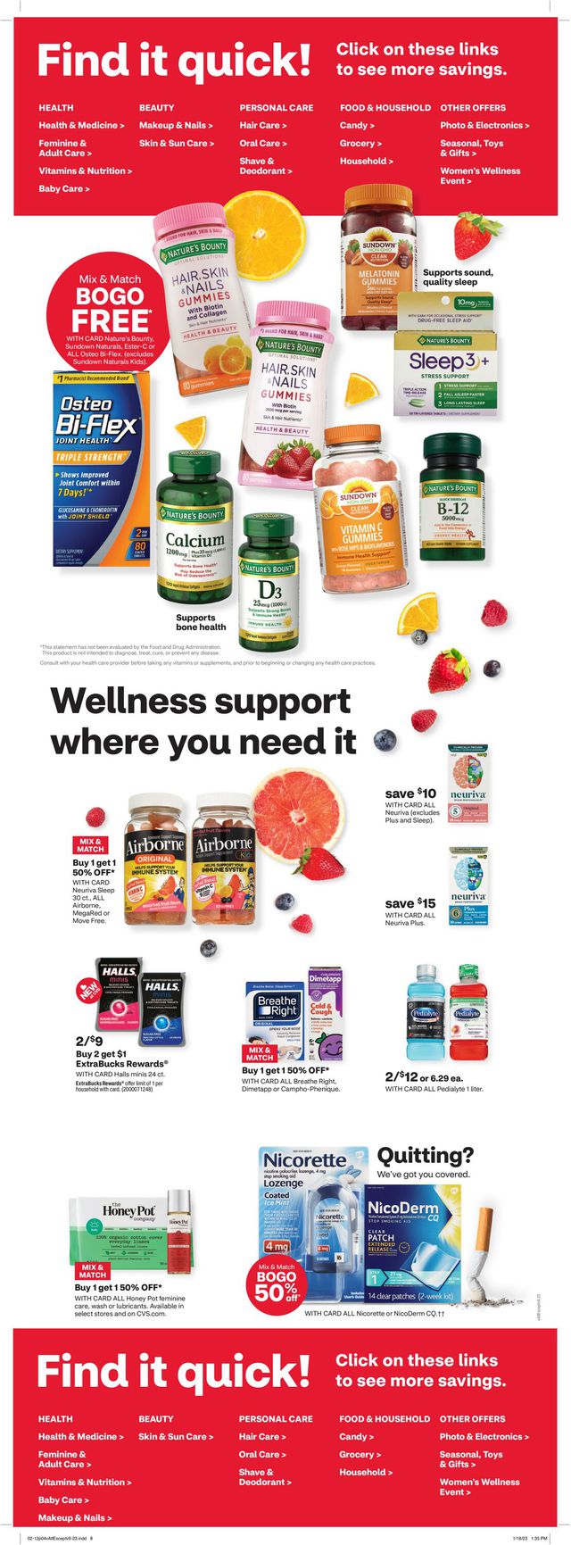 CVS Pharmacy Ad from 02/12/2023