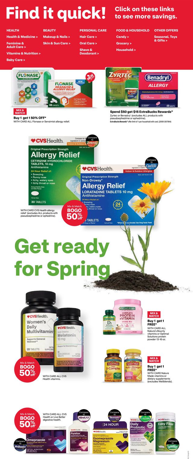 CVS Pharmacy Ad from 03/19/2023
