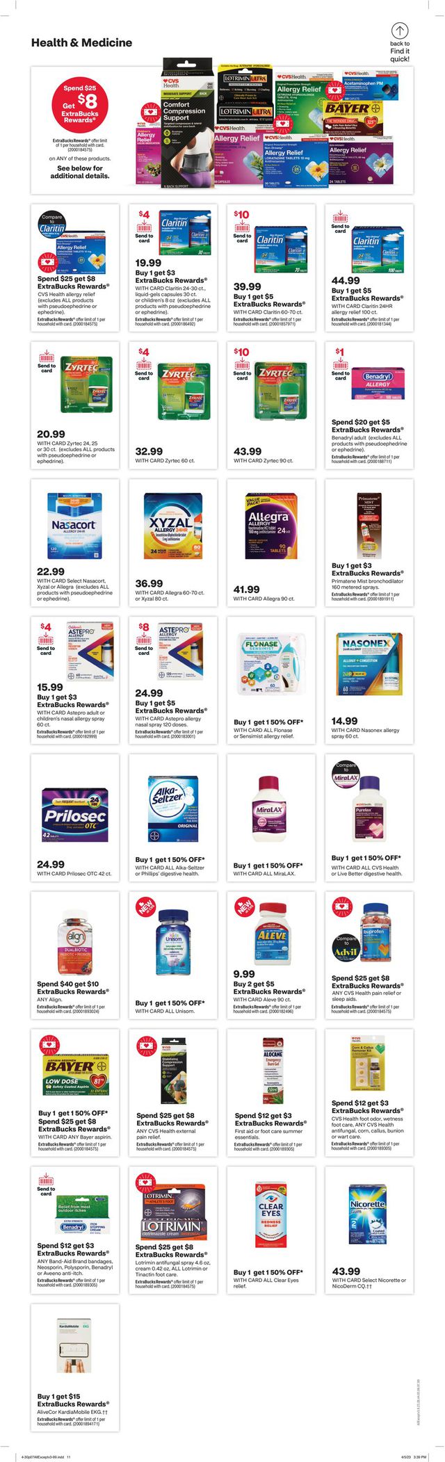 CVS Pharmacy Ad from 04/30/2023
