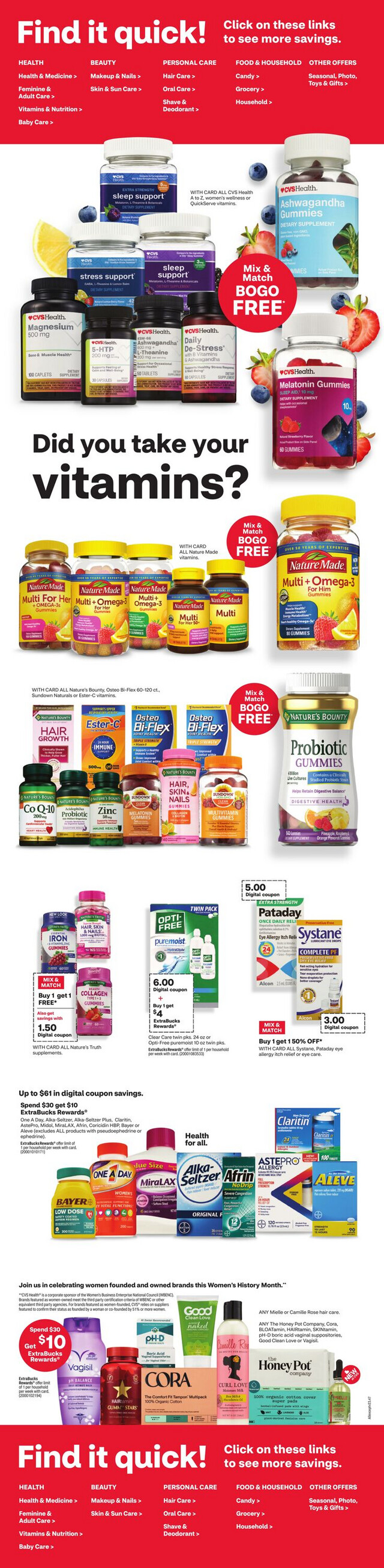 CVS Pharmacy Ad from 03/10/2024