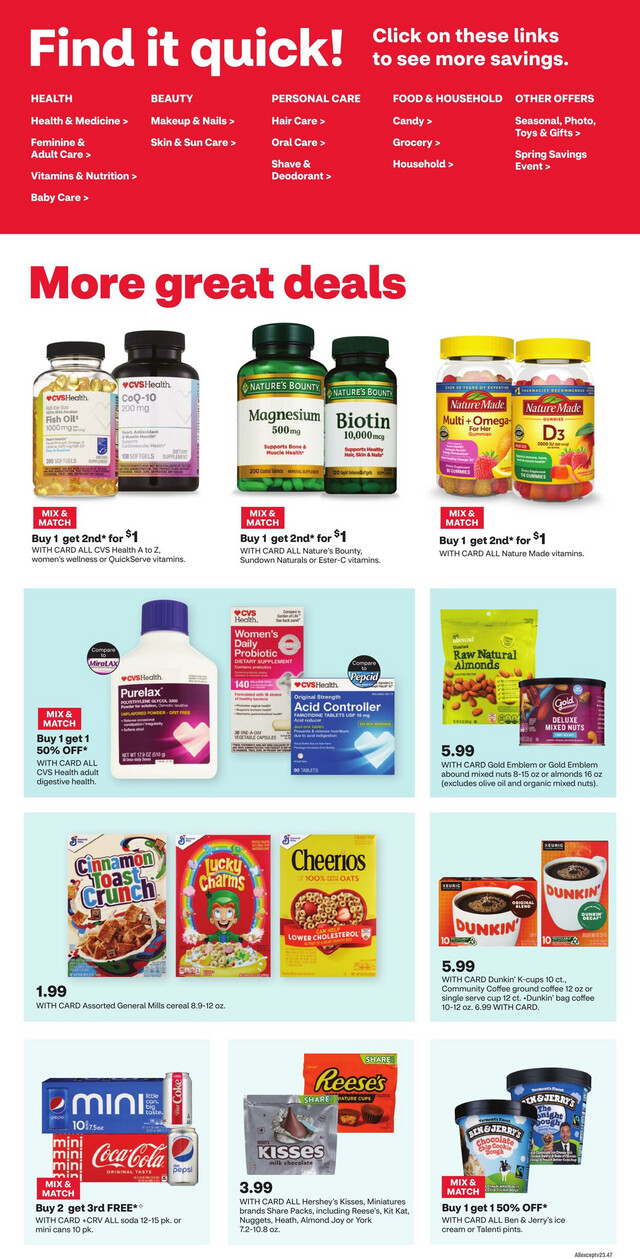 CVS Pharmacy Ad from 04/14/2024