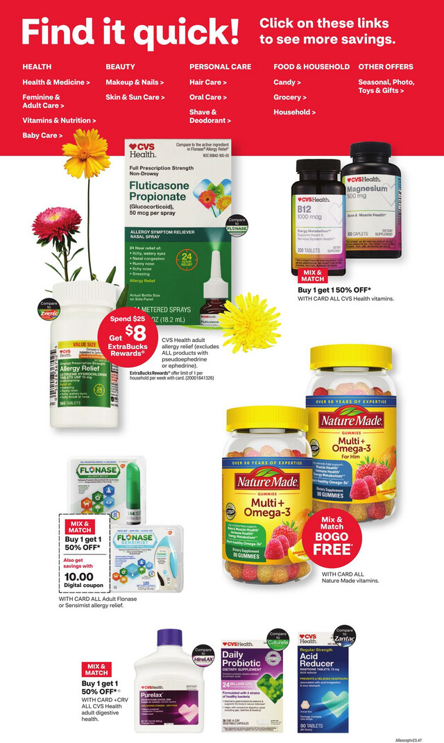CVS Pharmacy Ad from 04/28/2024