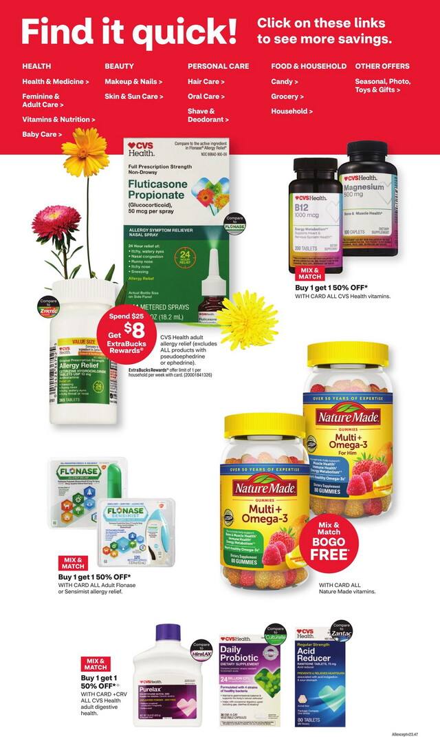 CVS Pharmacy Ad from 05/05/2024