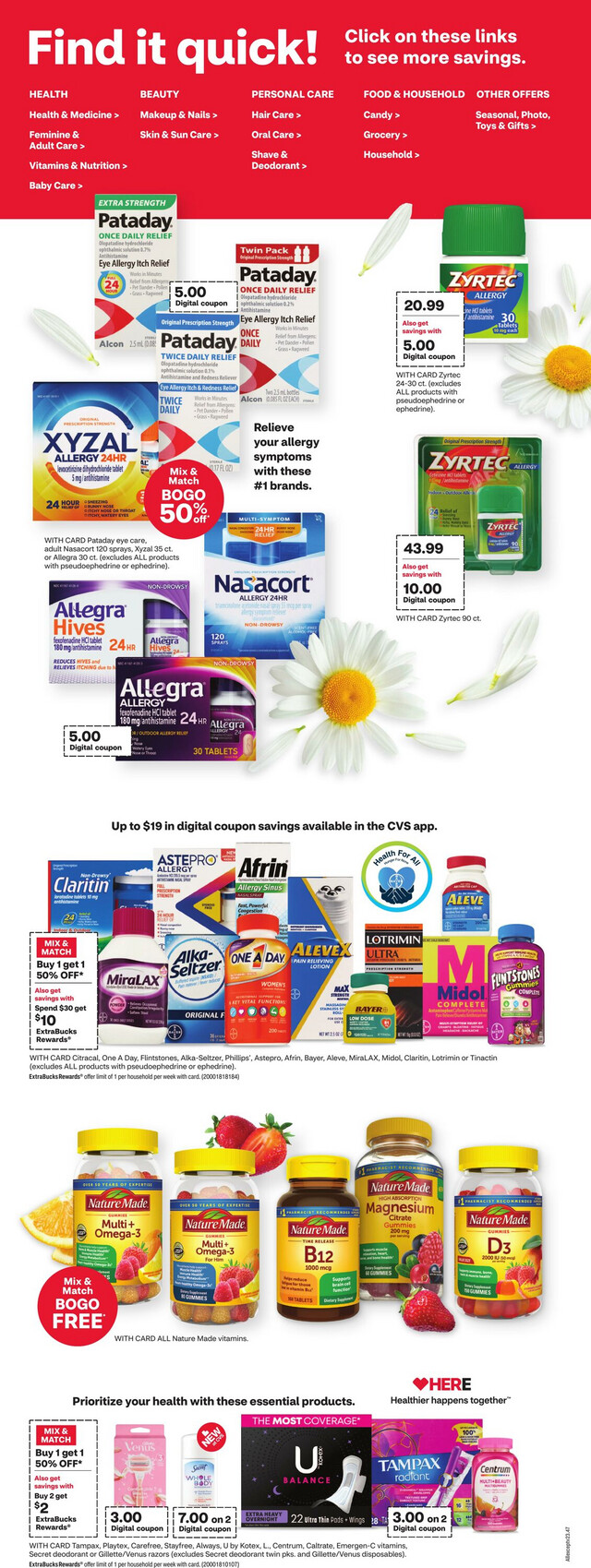 CVS Pharmacy Ad from 05/05/2024