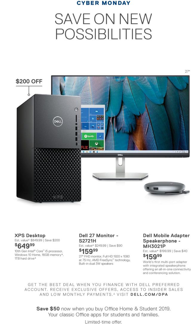 Dell Ad from 11/29/2020