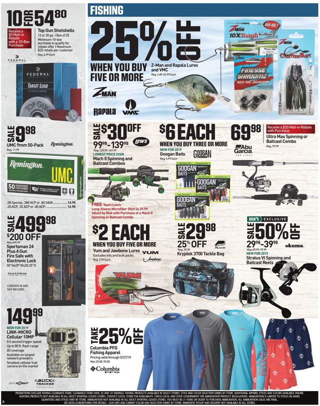 Dick's Ad from 05/19/2019
