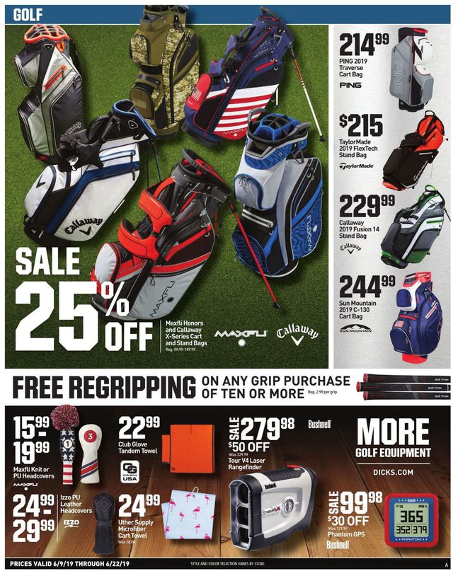 Dick's Ad from 06/09/2019