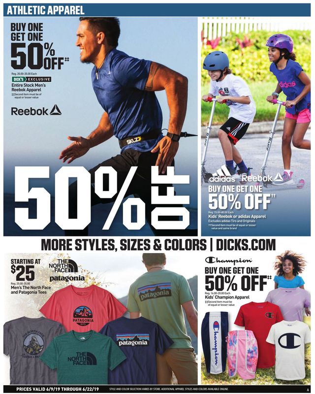 Dick's Ad from 06/09/2019