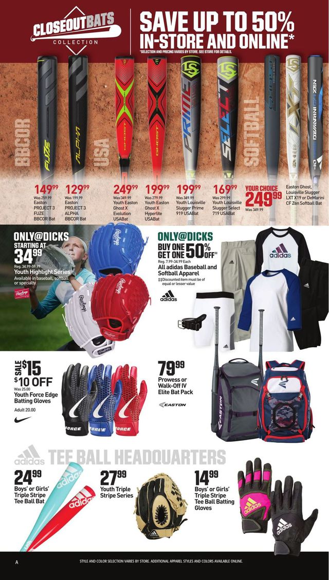 Dick's Ad from 08/27/2019