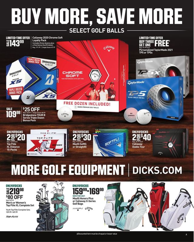 Dick's Ad from 03/24/2021