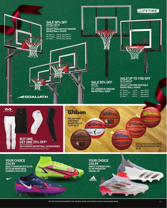 Dick's Ad from 10/28/2021