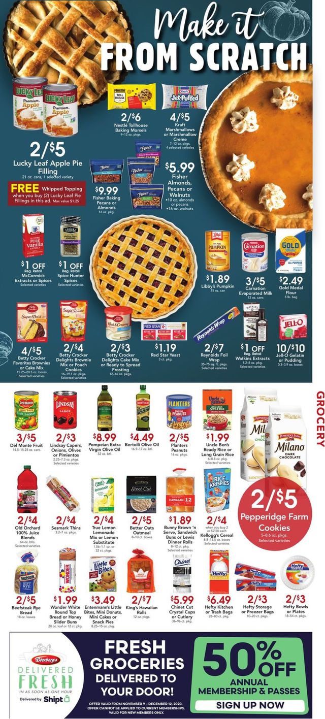 Dierbergs Ad from 11/17/2020