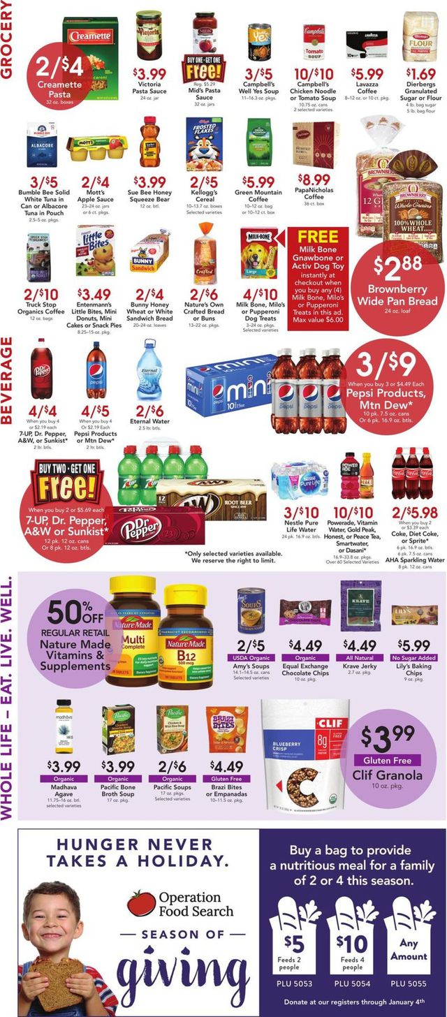 Dierbergs Ad from 12/01/2020