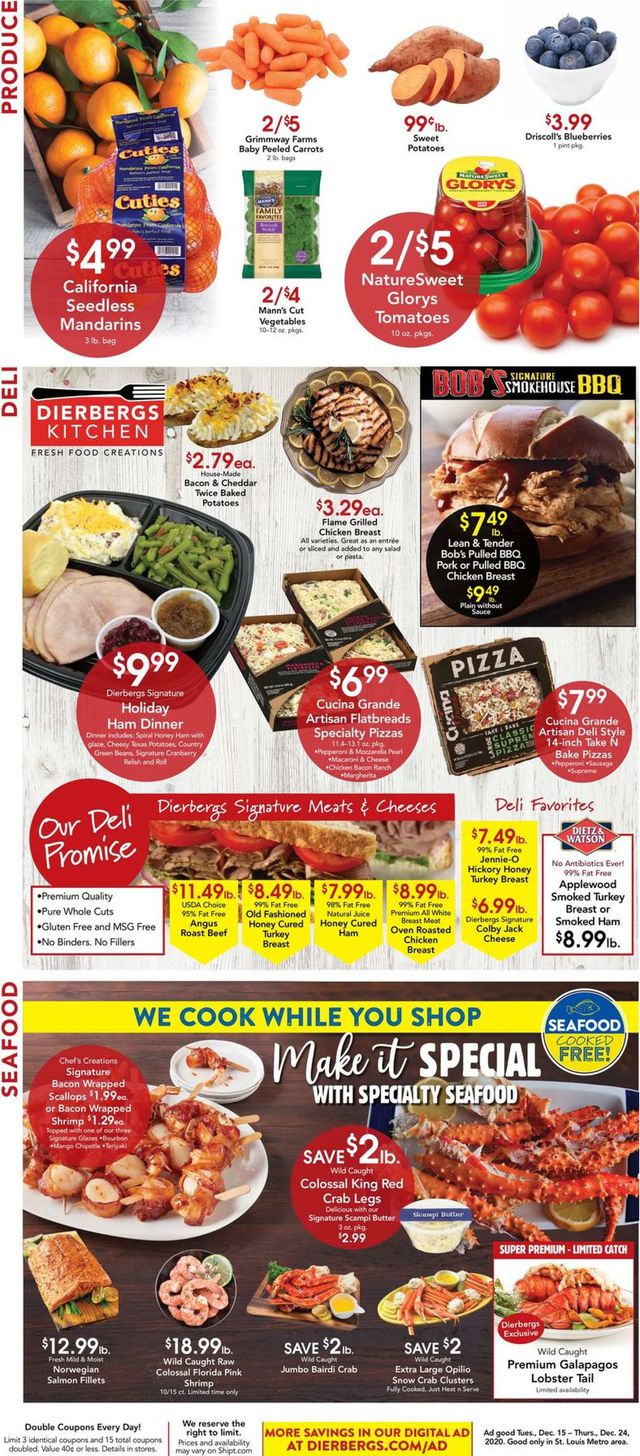 Dierbergs Ad from 12/15/2020