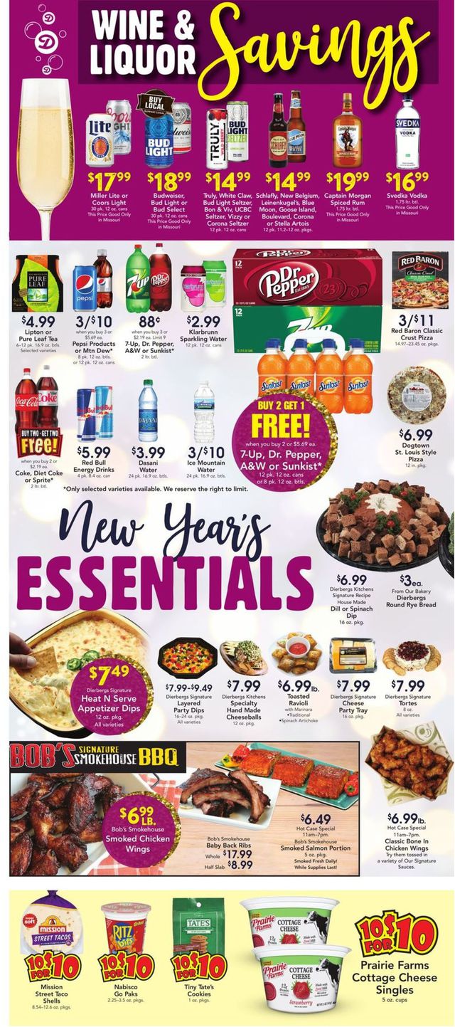 Dierbergs Ad from 12/26/2020