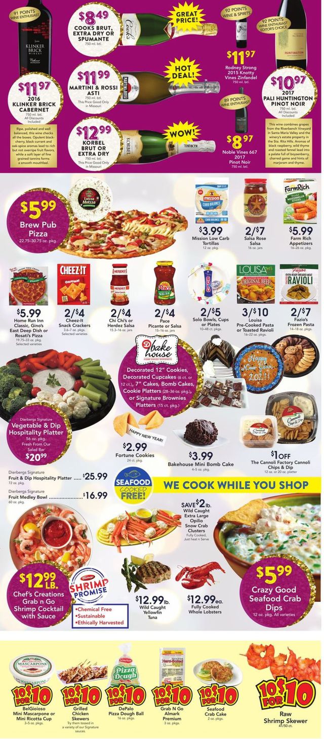 Dierbergs Ad from 12/26/2020
