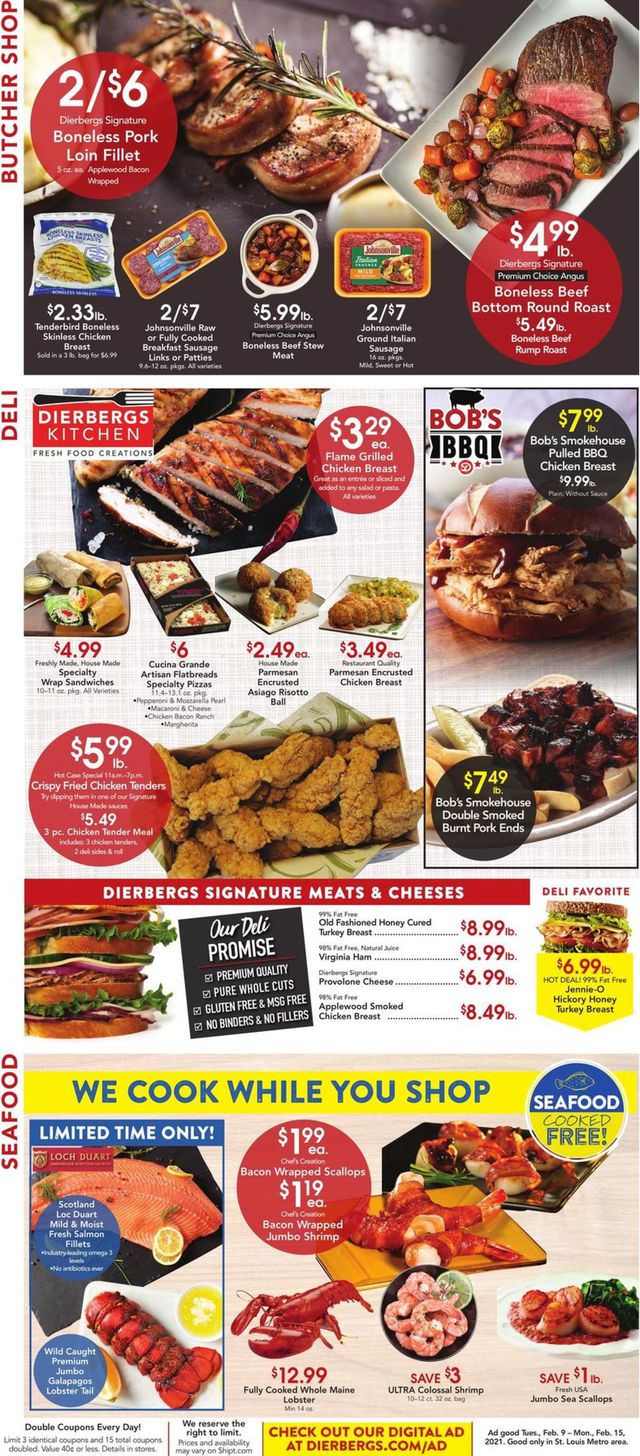 Dierbergs Ad from 02/09/2021