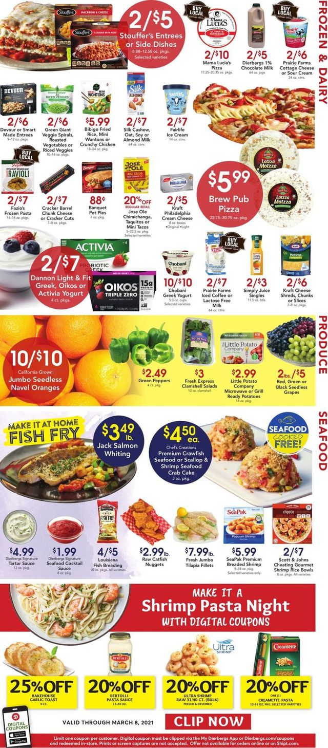 Dierbergs Ad from 02/23/2021